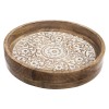 Set 2 tavi decorative Ritual, lemn de mango, D.25/30 cm, 168419
