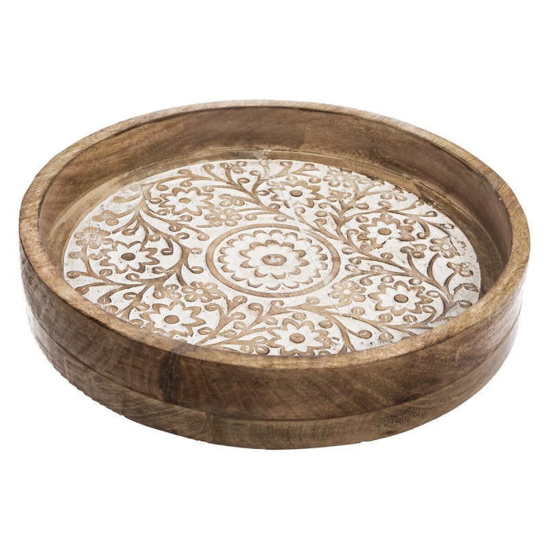 Set 2 tavi decorative Ritual, lemn de mango, D.25/30 cm, 168419