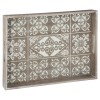 Tava decorativa Summer, lemn, sticla, L.40 cm, 157178