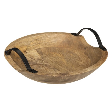 Fructiera decorativa Wild, lemn de mango, D.29 cm, 182263