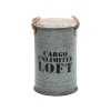Set 3 cutii depozitare Bill, metal, gri, D.25/30/36 cm, 166517A
