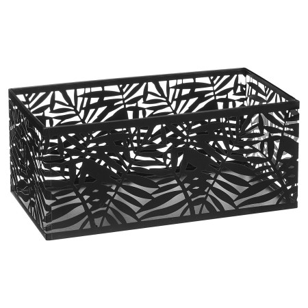 Set 3 cutii depozitare Anik, metal, negru, L.28/30/33 cm, 168373