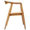 Scaun dining Miyako, lemn de tec, H.78 cm, 184938