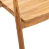 Scaun dining Miyako, lemn de tec, H.78 cm, 184938