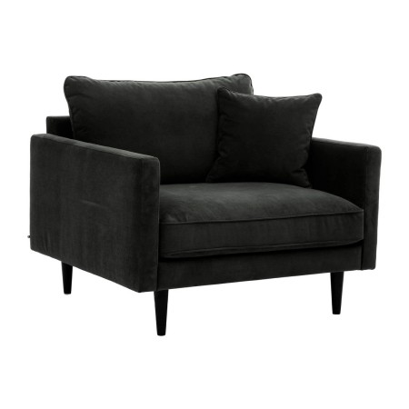 Fotoliu XL Candice, velur, gri inchis, H.85 cm, 185101