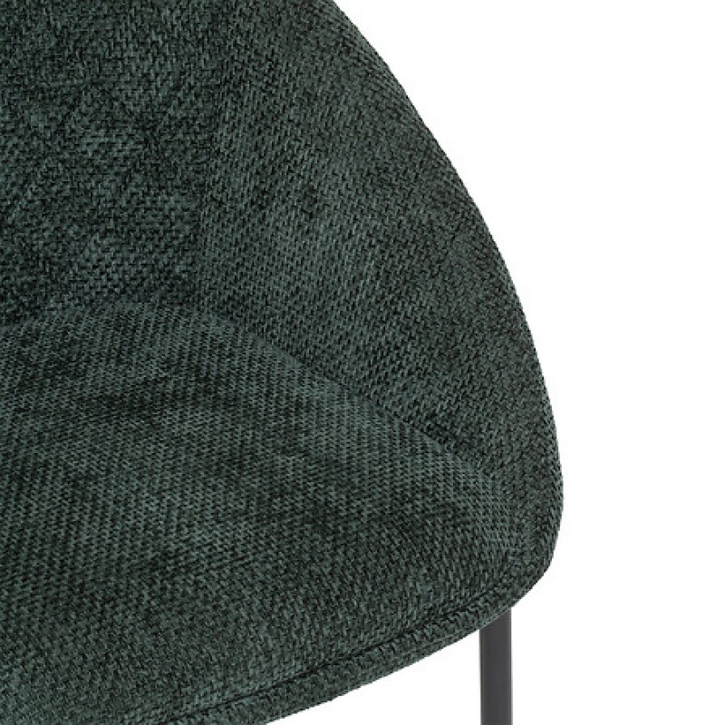 Fotoliu Seliso, metal, textil verde, H.81 cm, 207307B