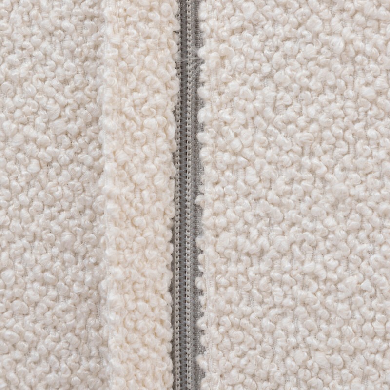 Canapea alba boucle Ostuni, 3 locuri, L.232 cm, 202238A