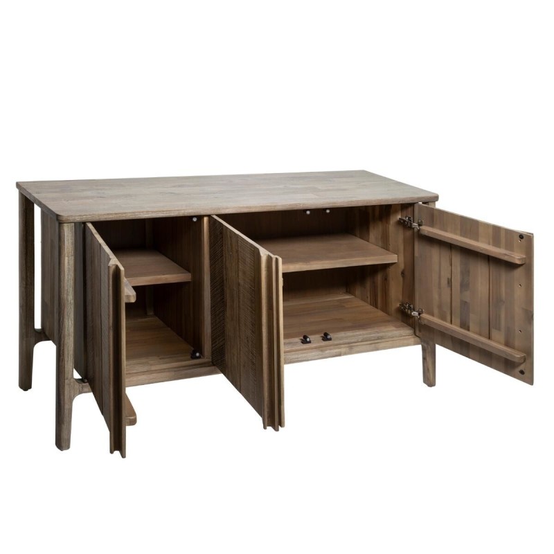 Comoda din lemn de salcam, 4 compartimente, L.160 cm, Banila, 166635