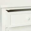 Comoda alba din lemn si MDF, 6 sertare, Charme, H.113 cm, 102214B