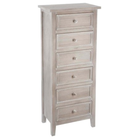 Comoda din lemn si MDF, 6 sertare, Charme, H. 113 cm, 102214C