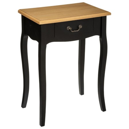 Noptiera Chrysa, neagra, lemn, MDF, H.65 cm, 114516B
