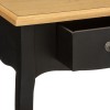 Noptiera Chrysa, neagra, lemn, MDF, H.65 cm, 114516B