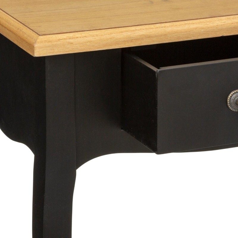 Noptiera Chrysa, neagra, lemn, MDF, H.65 cm, 114516B