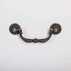 Comoda din lemn alb si blat din MDF, 3 sertare, Chrysa, 157063