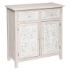Comoda din lemn si MDF natur, 2 usi, Hina, 179094