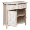 Comoda din lemn si MDF natur, 2 usi, Hina, 179094