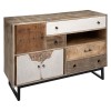 Comoda din lemn de mango si metal, 7 compartimente, L.115 cm, Koval, 166506B