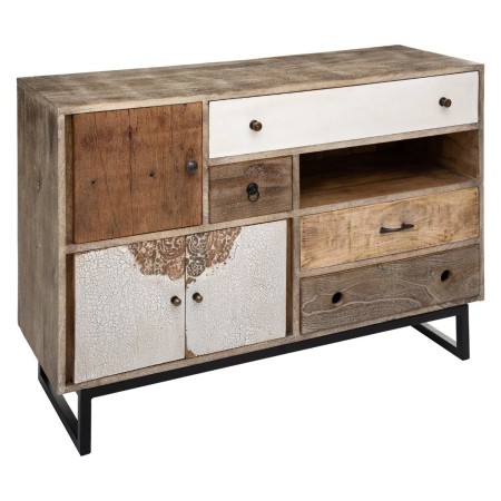 Comoda din lemn de mango si metal, 7 compartimente, L.115 cm, Koval, 166506B