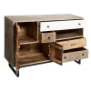 Comoda din lemn de mango si metal, 7 compartimente, L.115 cm, Koval, 166506B