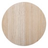 Masuta laterala Kumi, metal auriu, blat din MDF, D.40 cm, 157056I