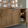 Comoda din lemn de salcam cu 4 usi, L.160 cm, Sabor, 185045