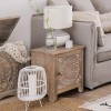 Noptiera Shirel, lemn, natural, 1 compartiment, H. 44 cm, 157001