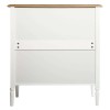 Comoda din lemn alb si blat din MDF, 4 sertare, Solen, 166604