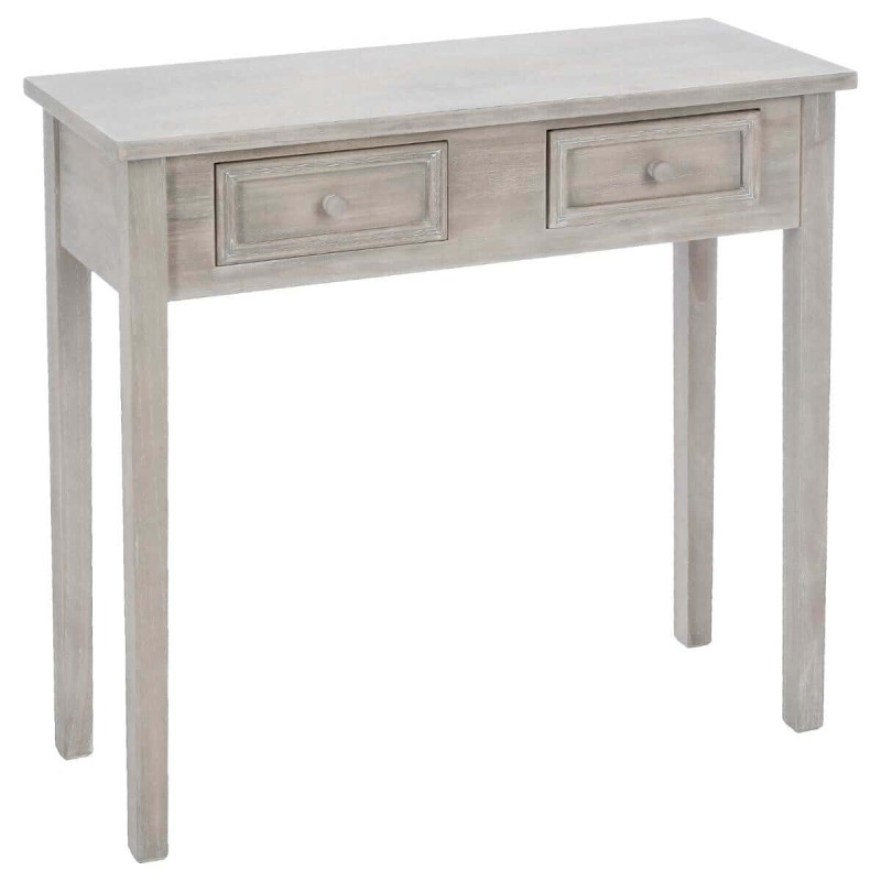 Consola din lemn, 2 sertare, L. 80 cm, Charme, 102216C