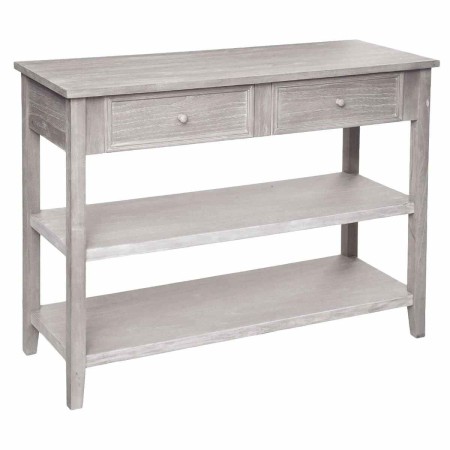 Consola din lemn, 2 sertare, 2 rafturi, Charme, L. 110 cm, 179123