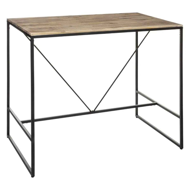 Masa bar Edene, lemn, structura metal negru, H.98 cm, 166539
