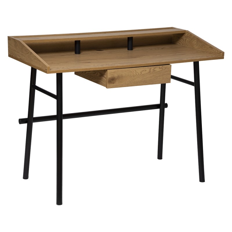 Birou din metal si MDF, L.110 cm, Josan, 184933
