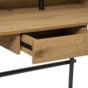 Birou din metal si MDF, L.110 cm, Josan, 184933