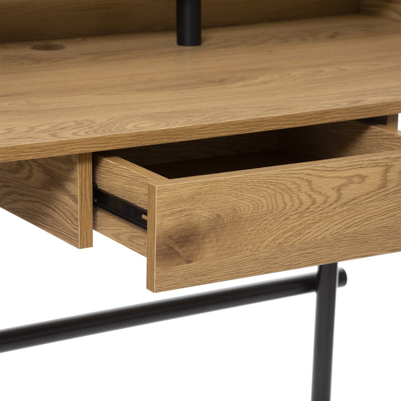 Birou din metal si MDF, L.110 cm, Josan, 184933