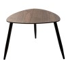 Set 2 masute de cafea Mileno, lemn si MDF, natural, L.40/60 cm, 166640