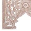 Set 2 masute Terre, MDF sculptat, model oriental, L.40/45 cm, 166512