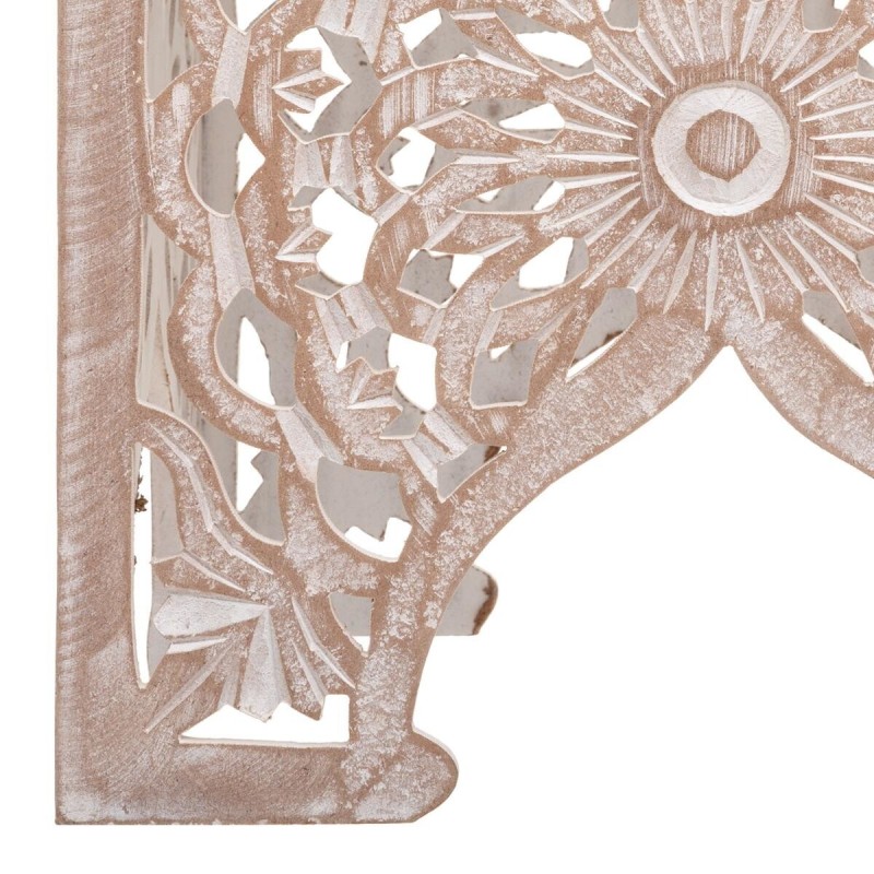 Set 2 masute Terre, MDF sculptat, model oriental, L.40/45 cm, 166512
