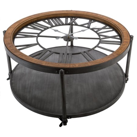 Masuta de cafea rotunda cu ceas, Torof, D.90 cm, 157157