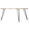 Masuta laterala Nelle, metal negru, blat MDF, L.96 cm, 140363