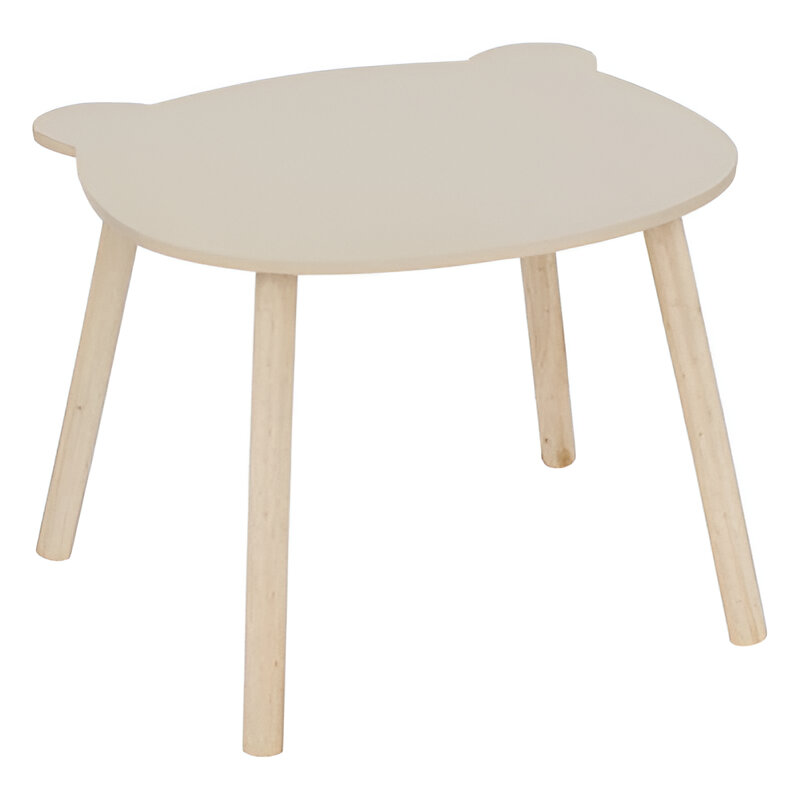 Masuta pentru copii Teddy, lemn, bej, L.53 cm, 174318A