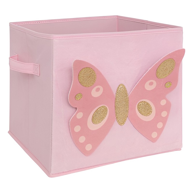 Cutie depozitare jucării Butterfly, poliester, L. 29 cm, 205814