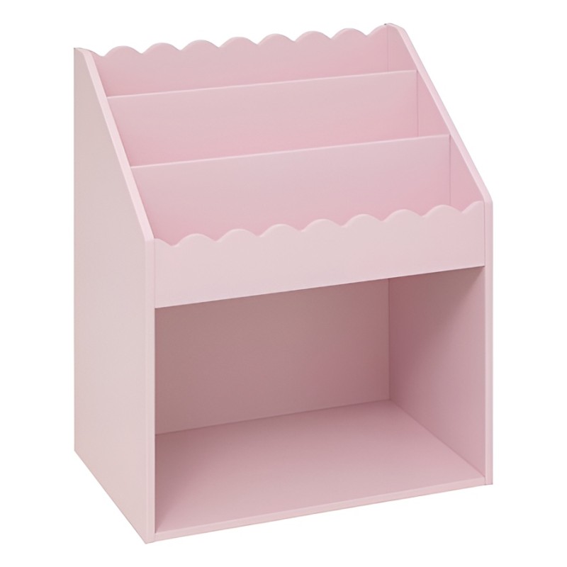 Raft pentru copii Scallo, MDF roz, H.60 cm, 205843