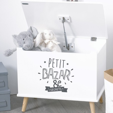 Cutie de jucarii, lemn si MDF, Bazar, L. 58 cm, 127241