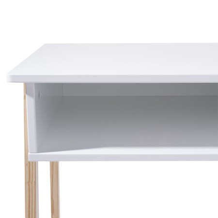 Birou copii, lemn de pin si MDF, alb, L. 58 cm, 127242