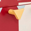 Cuier de perete Circus, rosu, MDF, L. 37 cm, 195808