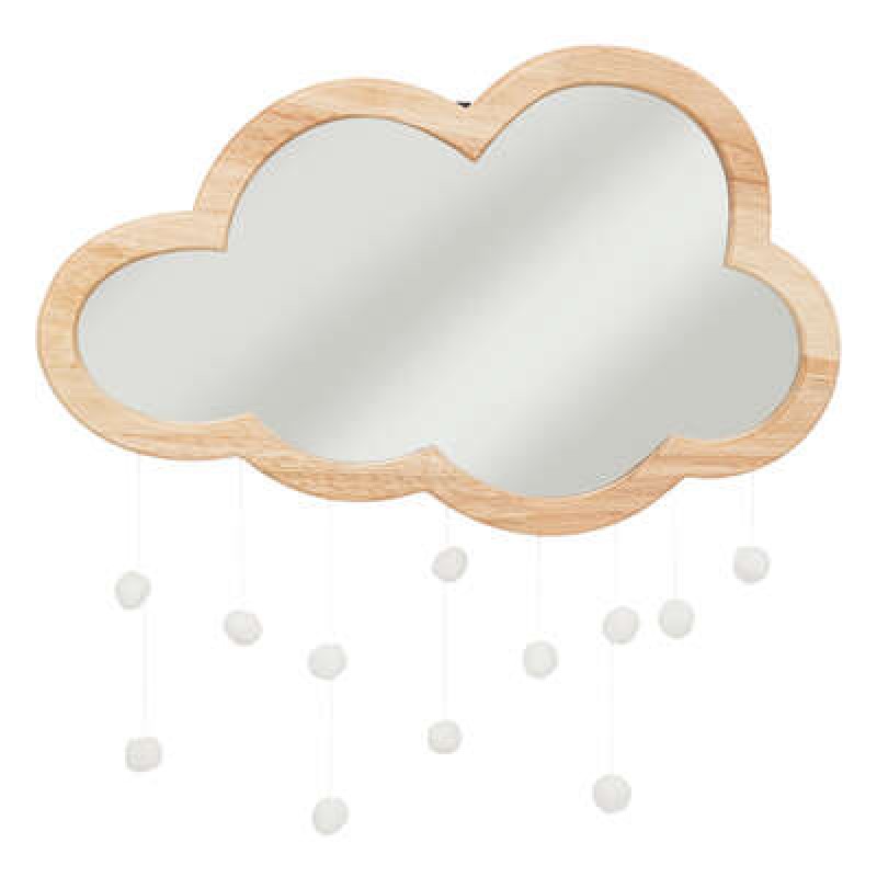 Oglinda Cloud pentru copii, lemn, H. 36 cm, 195854