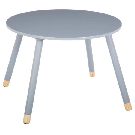 Masa copii rotunda Douceur, lemn, gri, D.60 cm, 127152C
