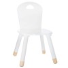Scaun copii Douceur, lemn, alb, H.50 cm, 127153B