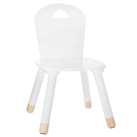 Scaun copii Douceur, lemn, alb, H.50 cm, 127153B