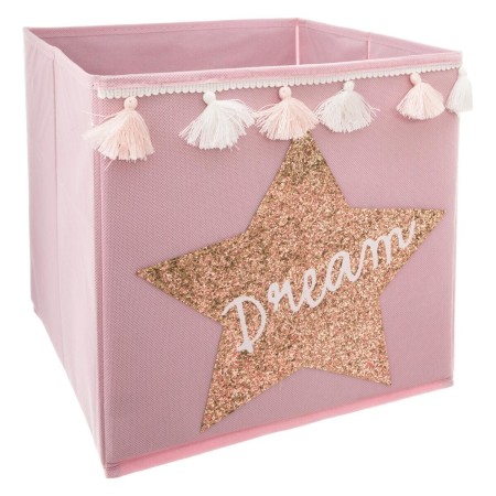 Cutie depozitare Dream, poliester roz deschis, L. 29 cm, 158713B