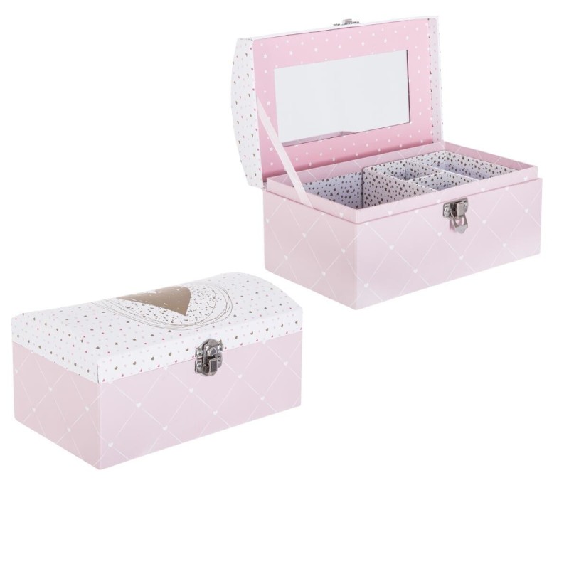 Cutie roz pentru bijuterii Demoiselle, L. 20 cm, 127200